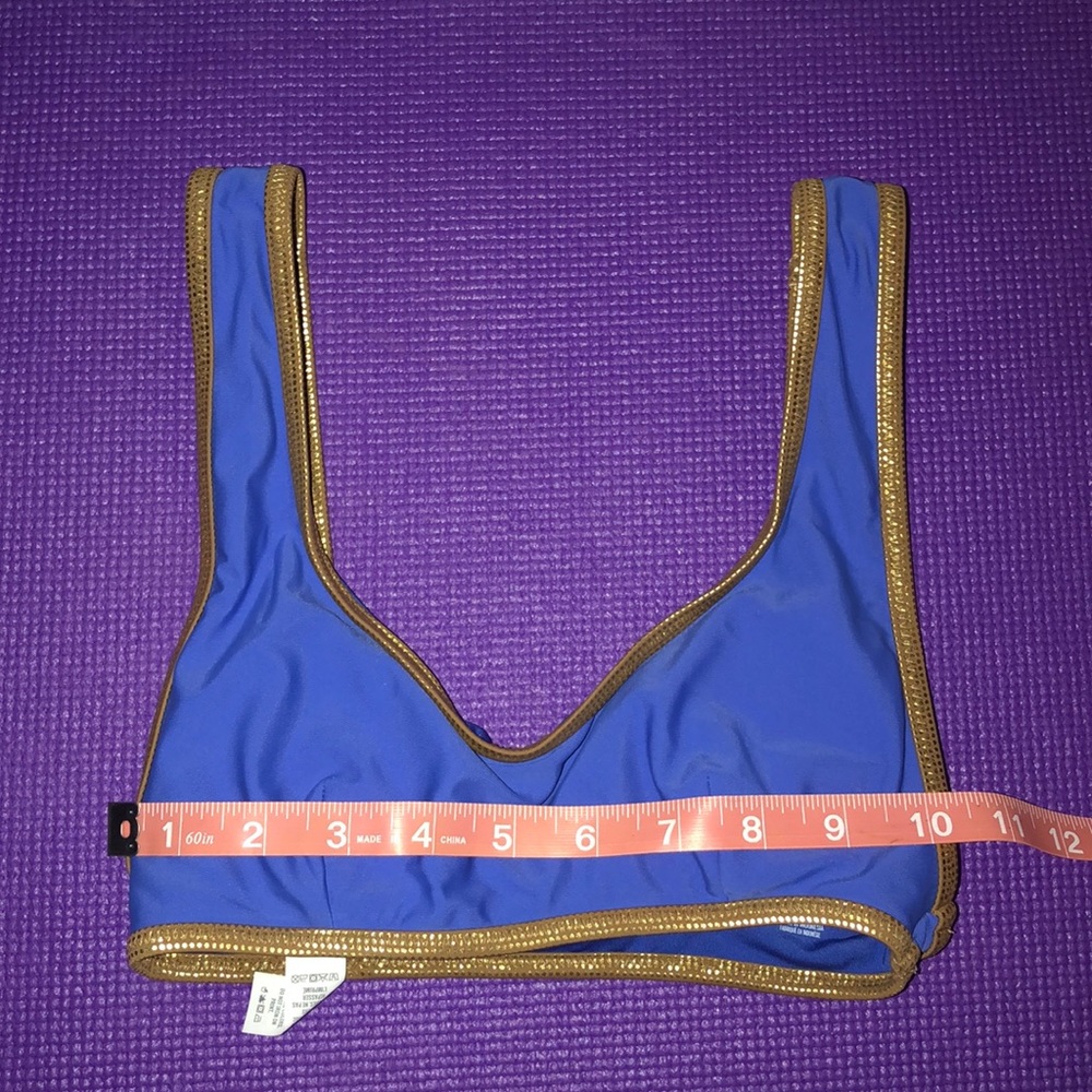 Blue-Purple Padded Bikini Top